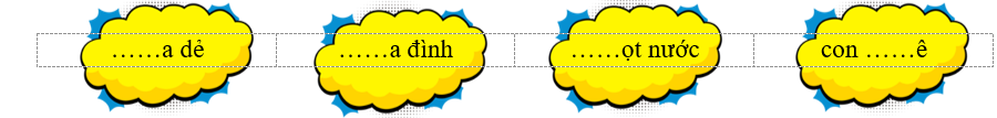 Điền “gi” hoặc “d” vào chỗ trống. (ảnh 1)