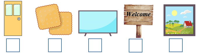 a) Điền dấu V vào ô trống  dưới các đồ vật có dạng hình vuông. (ảnh 4)