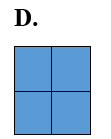 Hình nào dưới đây được tô màu 1/3  hình? (ảnh 4)