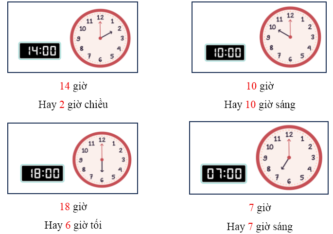 Phiếu bài tập hàng ngày Toán lớp 2 Chân trời sáng tạo Giờ, phút, xem đồng hồ có đáp án (ảnh 2)