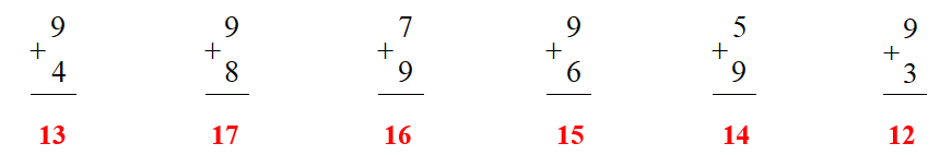 Phiếu bài tập hàng ngày Toán lớp 2 9 cộng với một số có đáp án (ảnh 2)