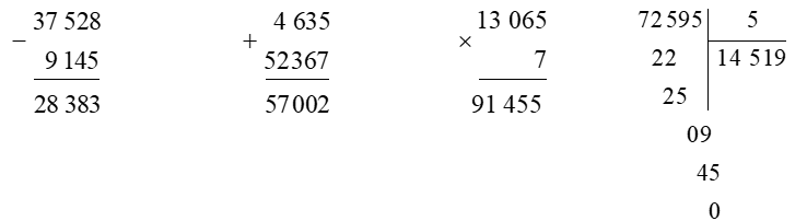 Đặt tính rồi tính: (ảnh 2)