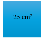 Viết số thích hợp vào chỗ chấm.  Một tấm bìa hình vuông vó diện tích 25 dm2  Chu vi của tấm bìa đó là ......... cm (ảnh 1)