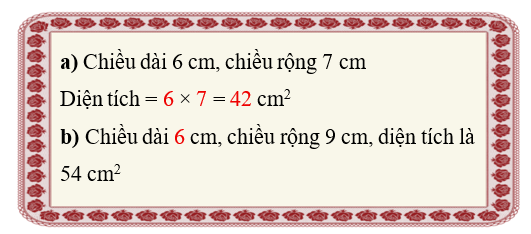 Điền số thích hợp vào chỗ trống kích thước của hình chữ nhật. (ảnh 2)