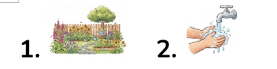 Listen and tick (v).garden (ảnh 2)