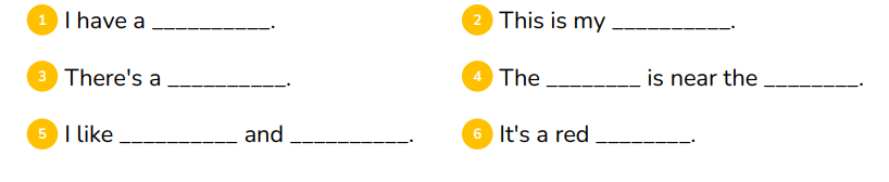Listen and write. I have a __________. (ảnh 1)