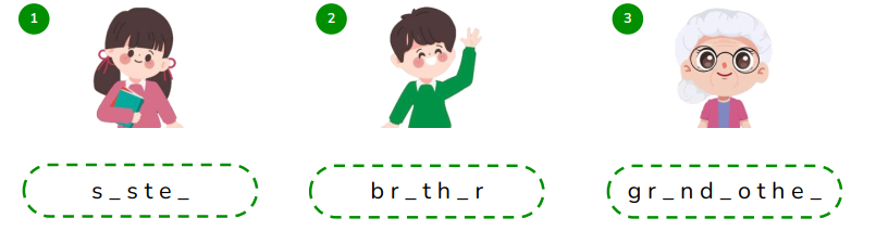 Complete the words.  s _ s t e _ (ảnh 1)