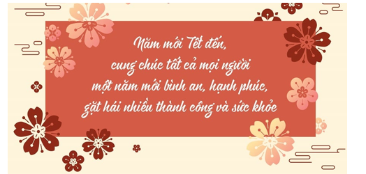 Em hãy viết lời cảm ơn lên tấm thiệp để chúc mừng năm mới mọi người: (ảnh 1)