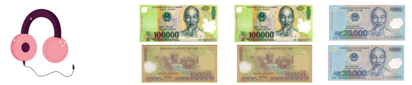 Em hãy trả lời câu hỏi sau: Bạn Lan xin tiền mẹ mua một cái tai nghe với giá 260 000. (ảnh 1)