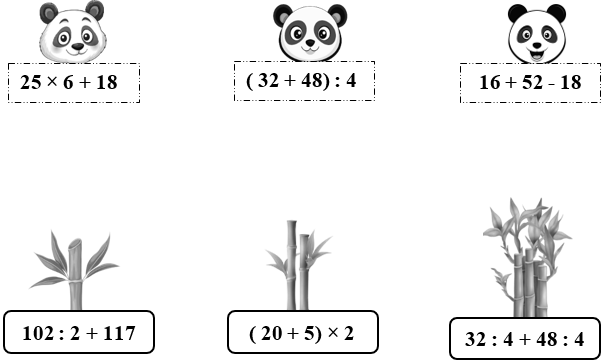 Nối biểu thức có giá trị bằng nhau: (ảnh 1)