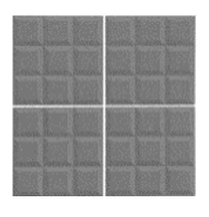 Mẹ bẻ thanh sô-cô-la hình vuông cạnh 8 cm thành 4 miếng đều nhau rồi chia đều cho 4 chị em Hà. (ảnh 1)