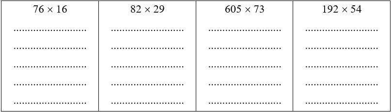 Đặt tính rồi tính:  (ảnh 1)