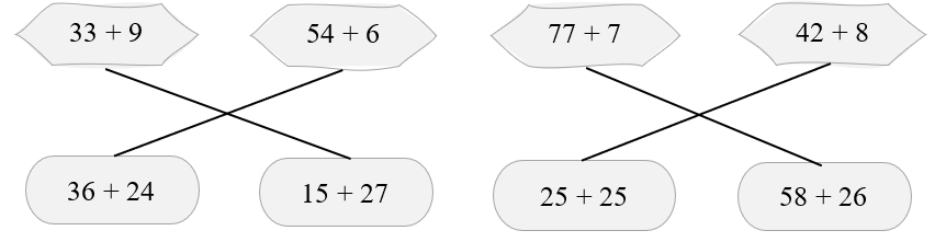 Nối hai phép tính có cùng kết quả: (ảnh 2)