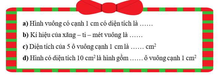 Hoàn thiện các chỗ chấm sau. (ảnh 1)