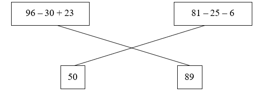 Nối phép tính với kết quả đúng. (ảnh 2)