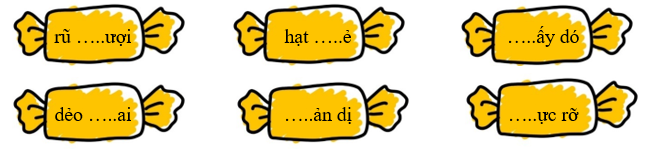 Điền r, d hoặc gi vào chỗ trống. (ảnh 1)