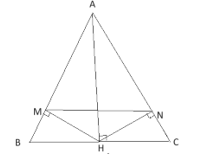 1. Cho tam giác ABC biết góc A = 55 độ,  góc {C} = 85 độ. Tính số đo góc B 2. Cho tam giác ABC cân tại A. Kẻ AH vuông góc với BC (H thuộc BC) (ảnh 1)