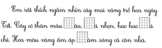 Điền l/n vào chỗ trống (1 điểm) (ảnh 1)