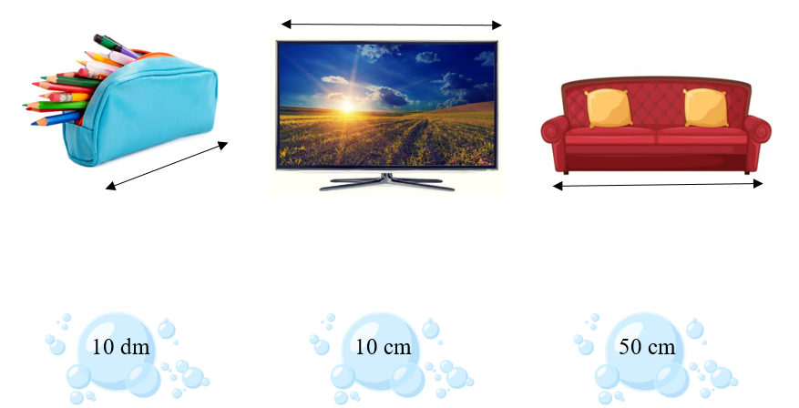Phiếu bài tập hàng ngày Toán lớp 2 Đề-xi-mét có đáp án (ảnh 1)
