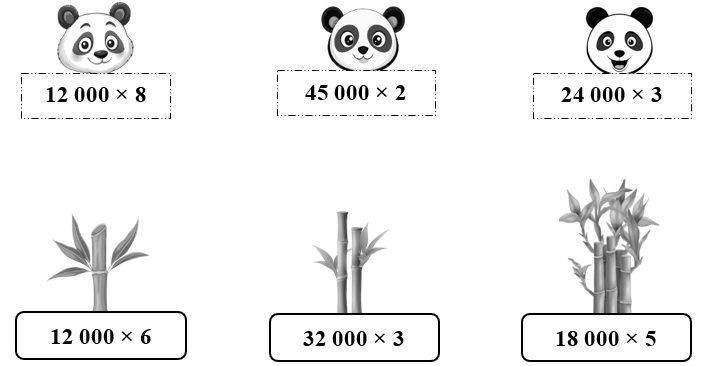 Nối biểu thức có giá trị bằng nhau: (ảnh 1)