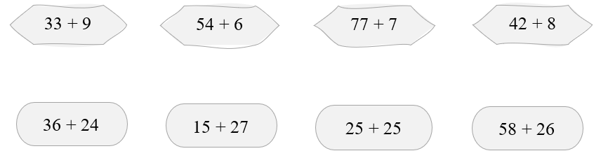 Nối hai phép tính có cùng kết quả: (ảnh 1)