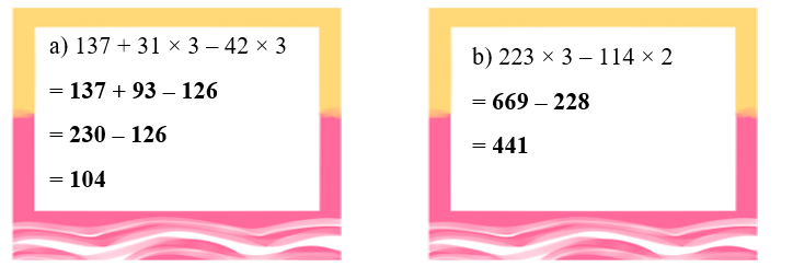 Tính giá trị biểu thức. (ảnh 2)