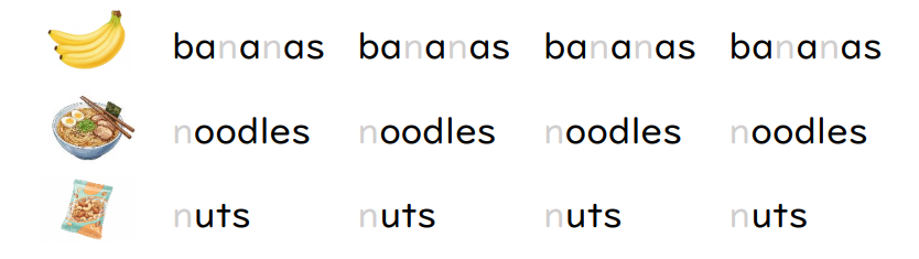 Trace the letters.  (ảnh 1)