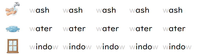 Trace the letters.  (ảnh 1)