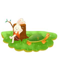 Phim Hoạt H&igrave;nh động Vật R&ugrave;a V&agrave; Thỏ Cuộc đua Png đ&aacute;y Trong Suốt | C&ocirc;ng cụ đồ  họa Tải xuống miễn ph&iacute; - Pikbest