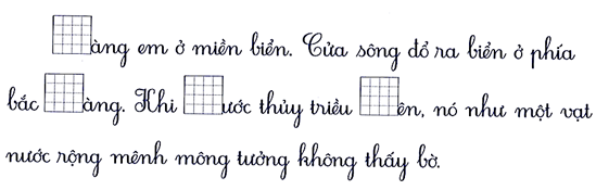 Điền l/n vào chỗ trống (1 điểm) (ảnh 1)