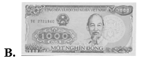 Tiền Việt Nam có mệnh giá 1 000 đồng là: (ảnh 3)