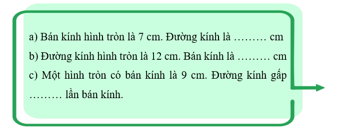 Điền số thích hợp vào chỗ chấm. (ảnh 1)