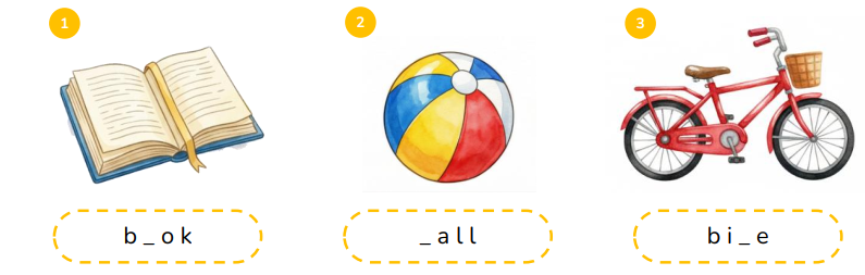 Complete the words.  (ảnh 1)