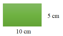 Một hình chữ nhật có chiều dài 10 cm, chiều rộng 5 cm.  a) Tính chu vi và diện tích của hình chữ nhật.  b) Chu vi hình chữ nhật gấp bao nhiêu lần chiều rộng? (ảnh 1)
