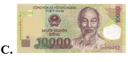 Tiền Việt Nam có mệnh giá 1 000 đồng là: (ảnh 4)