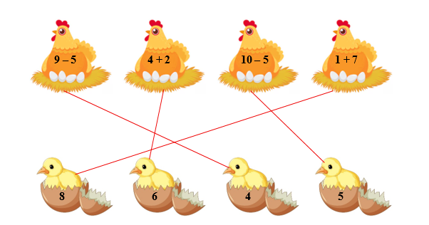 Nối: 9 – 5  (ảnh 2)