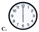 Đồng hồ nào chỉ 5 giờ: (ảnh 3)