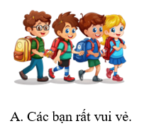 Trên đường đi học, các bạn tỏ ra thế nào? (ảnh 1)