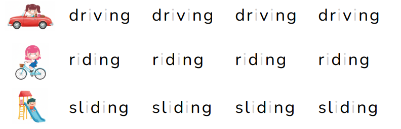 Trace the letters.  (ảnh 1)