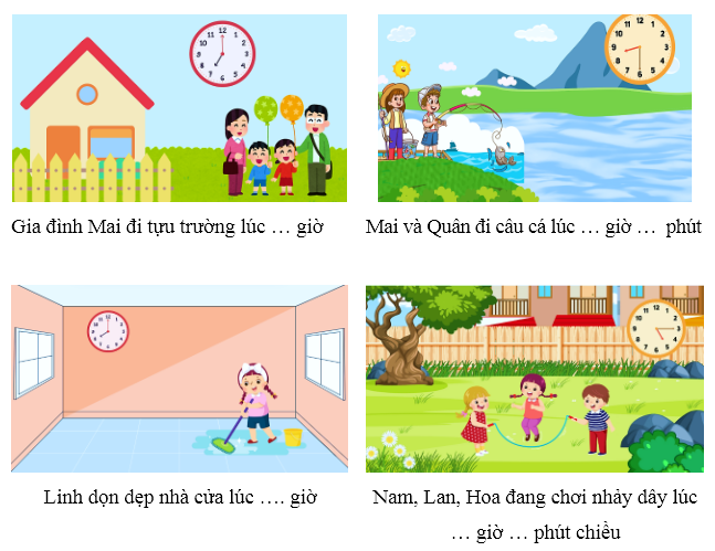 Quan sát bức tranh và điền vào chỗ chấm cho thích hợp: (ảnh 1)