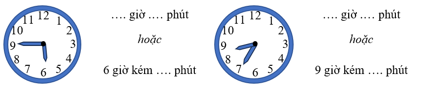 Đồng hồ dưới đây chỉ mấy giờ (ảnh 1)