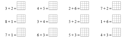 Điền Số? thích hợp  3 + 2 =  (ảnh 1)