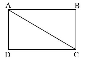 Hình chữ nhật ABCD dưới đây có mấy góc nhọn? (ảnh 1)