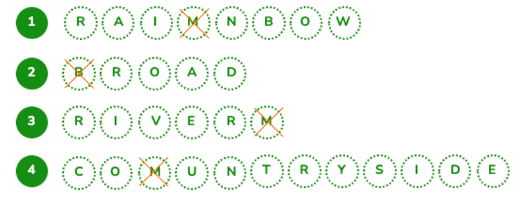 Cross (x) one letter. Đánh dấu x vào 1 lá thư (ảnh 2)