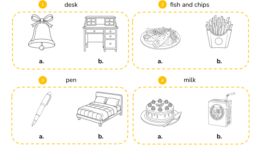 Choose and colour the correct words. (ảnh 1)