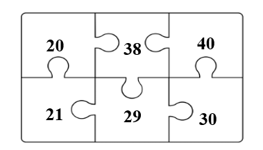 Tô màu vào các số lớn hơn 29: (ảnh 1)