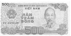 Tiền Việt Nam có mệnh giá 500 đồng là: (ảnh 1)