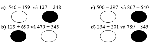 Tô màu dưới mỗi phép tính có kết quả lớn hơn: (ảnh 2)