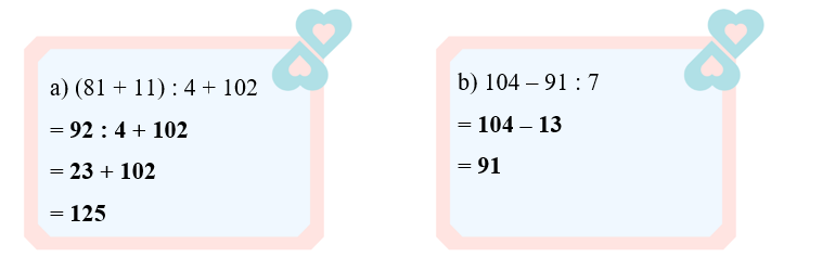 Tính giá trị biểu thức. (ảnh 2)