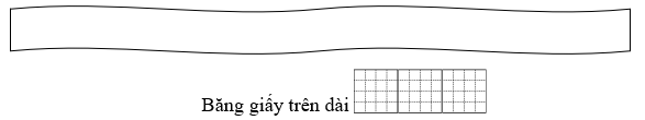 Đo độ dài của băng giấy sau: (ảnh 1)